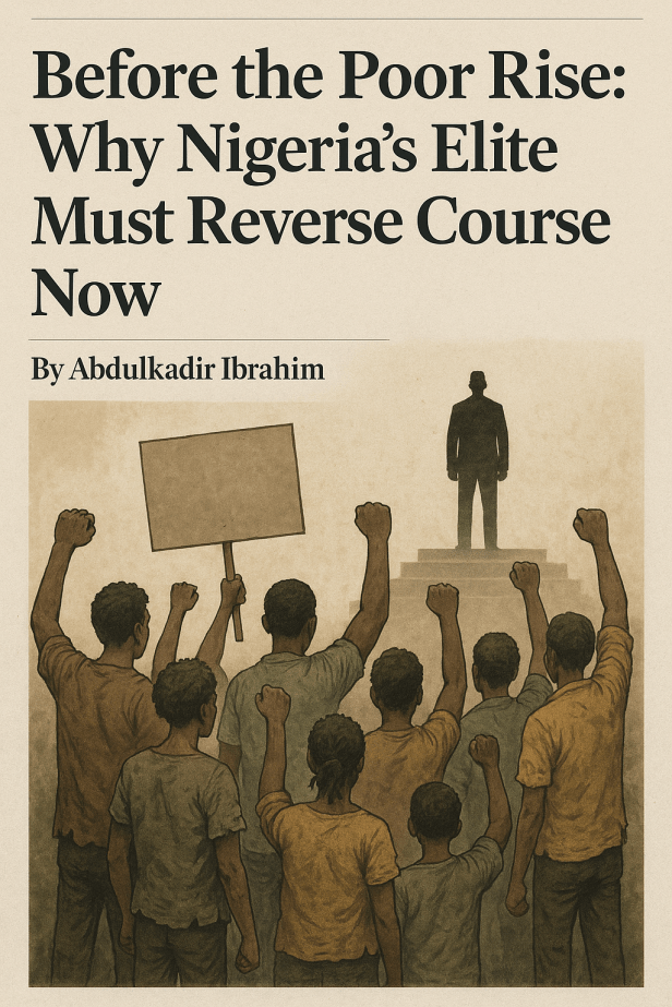 Before the Poor Rise: Why Nigeria’s Elite Must Reverse Course Now By Abdulkadir&nbsp;Ibrahim