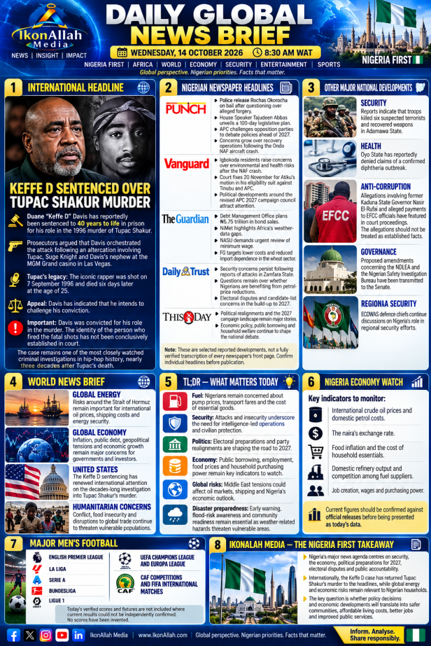 DAILY GLOBAL NEWS&nbsp;BRIEF