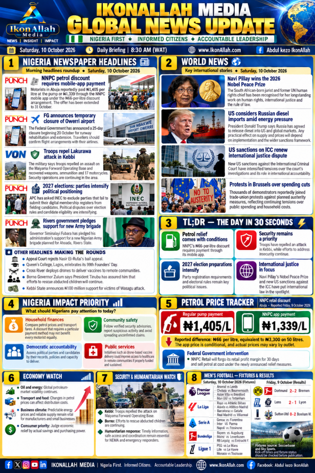 GLOBAL NEWS UPDATE