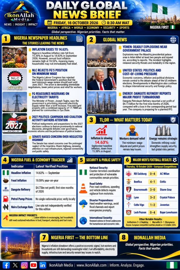 DAILY GLOBAL NEWS&nbsp;BRIEF